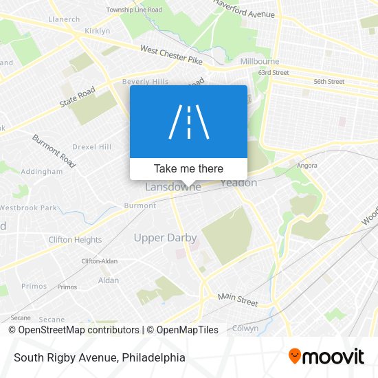 Mapa de South Rigby Avenue