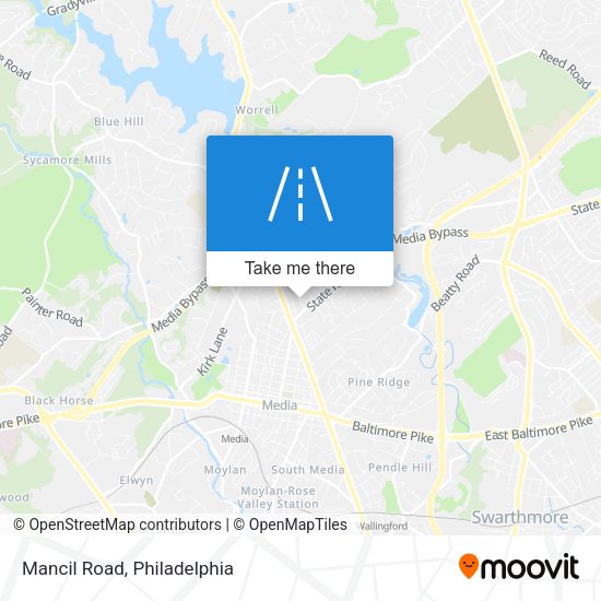 Mapa de Mancil Road