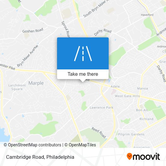 Cambridge Road map