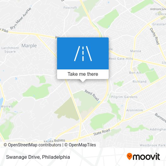 Swanage Drive map