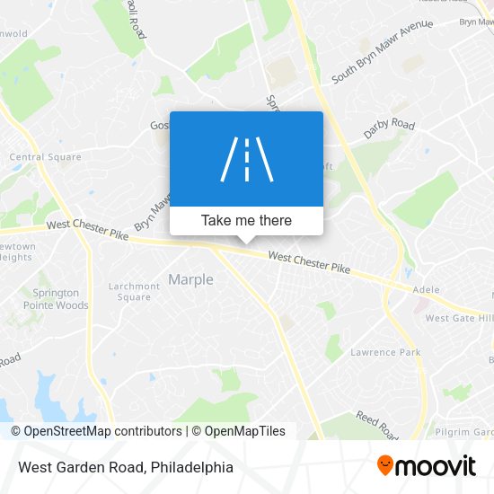Mapa de West Garden Road