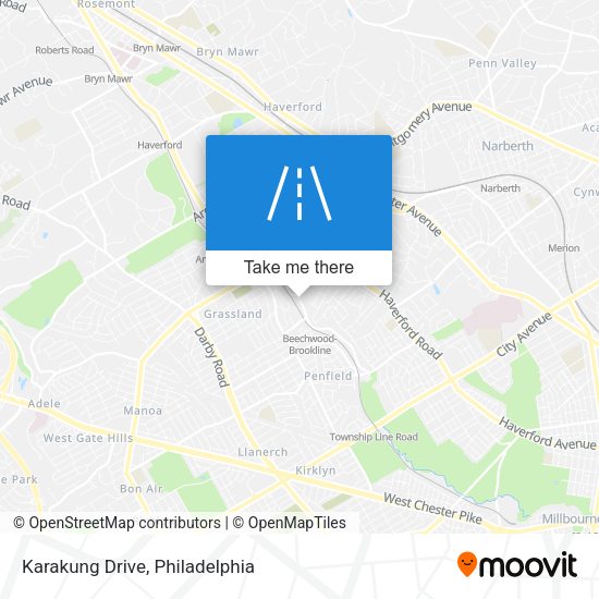 Mapa de Karakung Drive