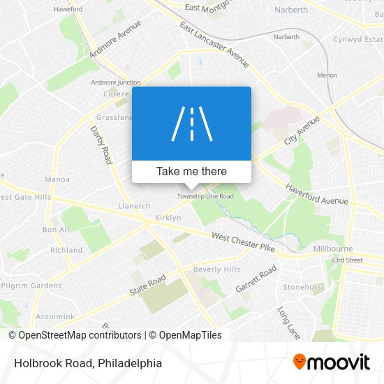 Holbrook Road map