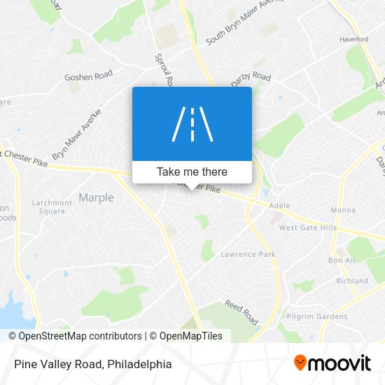 Mapa de Pine Valley Road