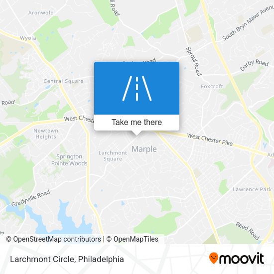 Mapa de Larchmont Circle