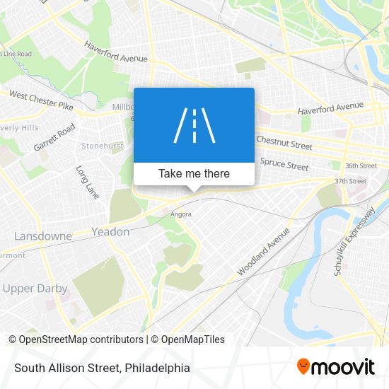 Mapa de South Allison Street