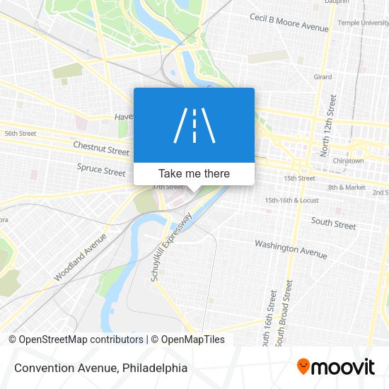 Convention Avenue map
