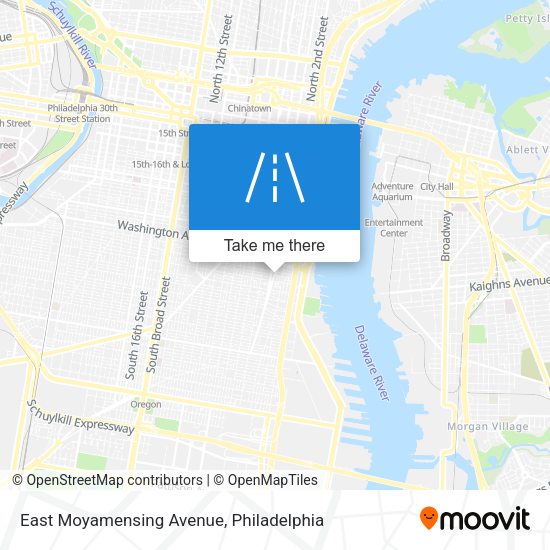 Mapa de East Moyamensing Avenue