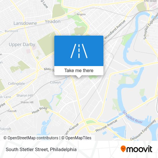 South Stetler Street map