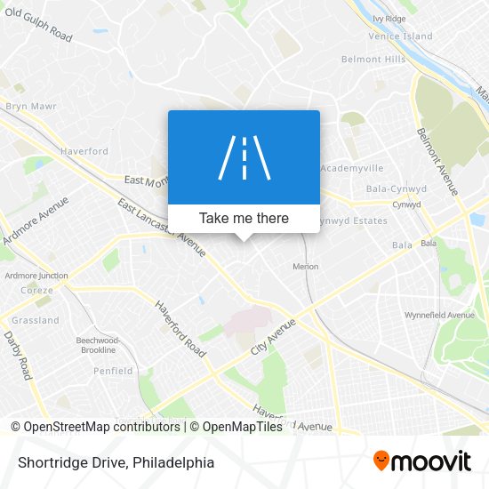 Shortridge Drive map