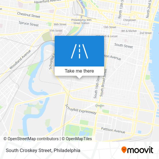 Mapa de South Croskey Street