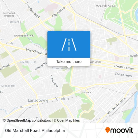 Old Marshall Road map