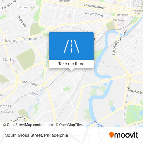 South Gross Street map