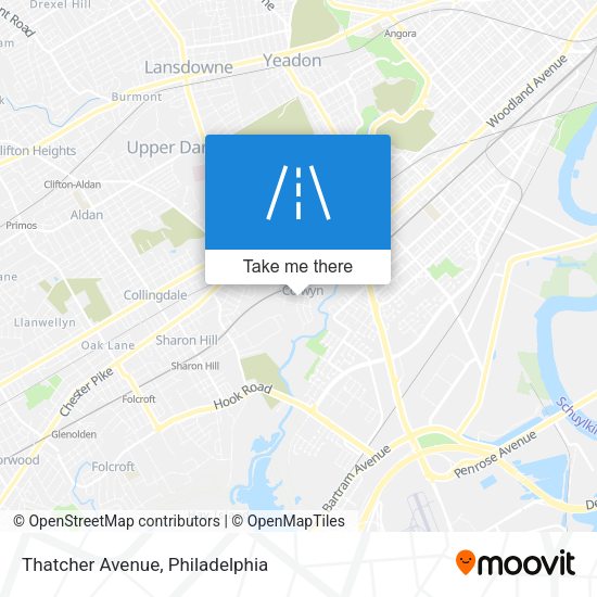Thatcher Avenue map