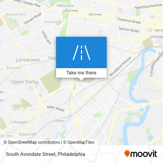 Mapa de South Avondale Street
