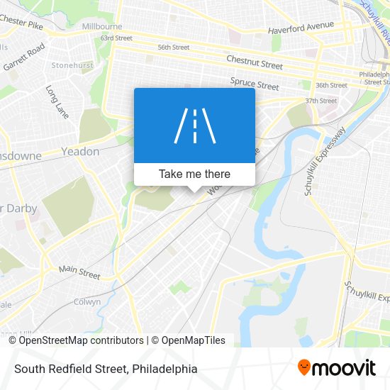 South Redfield Street map