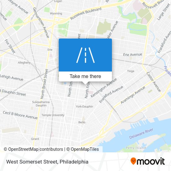 West Somerset Street map