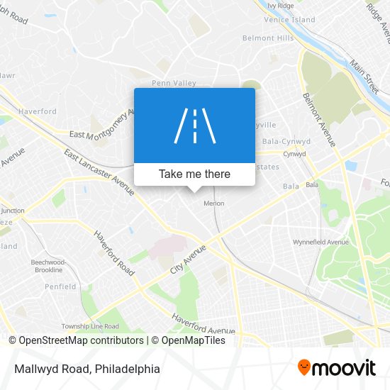 Mapa de Mallwyd Road