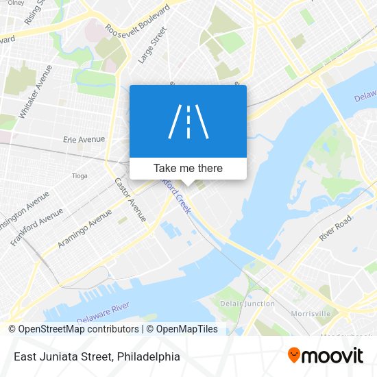 East Juniata Street map
