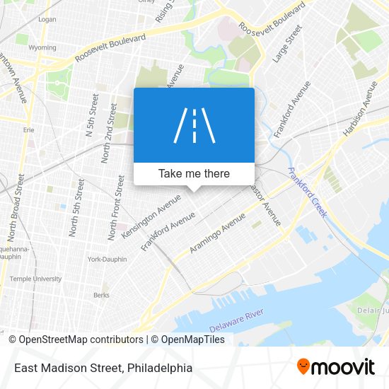 Mapa de East Madison Street