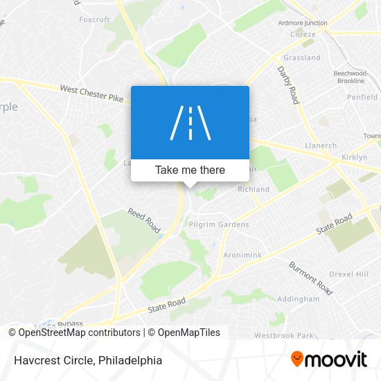 Havcrest Circle map