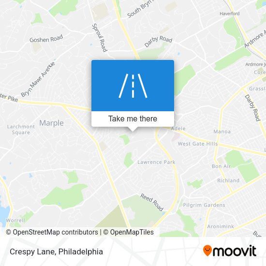 Mapa de Crespy Lane