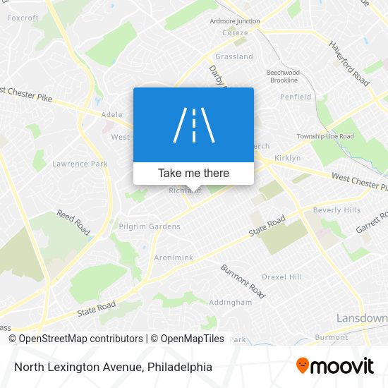 Mapa de North Lexington Avenue