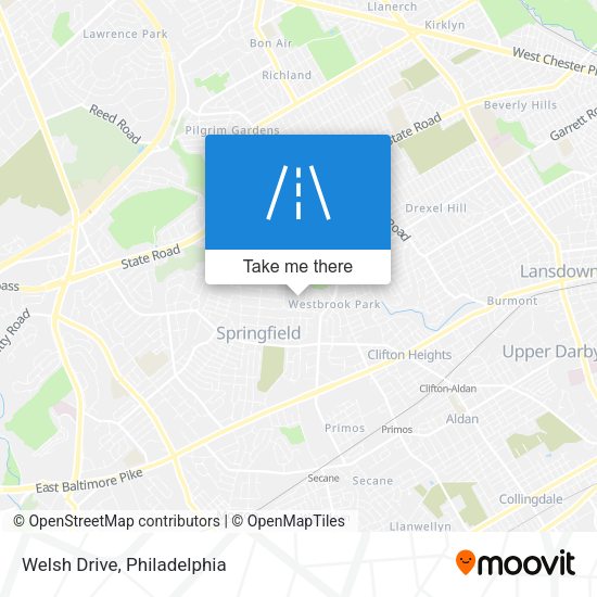 Mapa de Welsh Drive