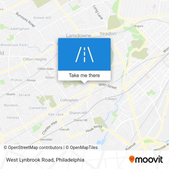 West Lynbrook Road map