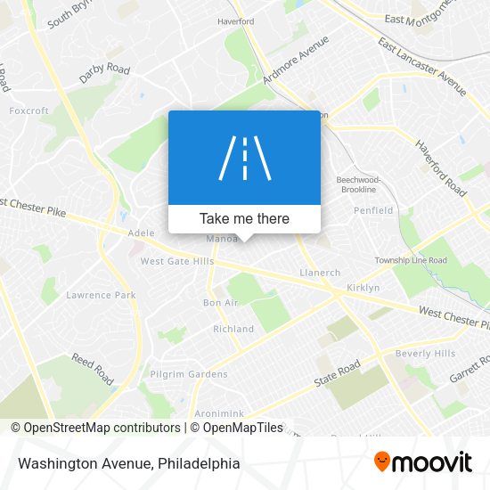 Washington Avenue map