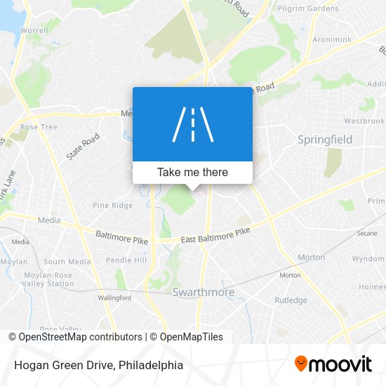 Mapa de Hogan Green Drive