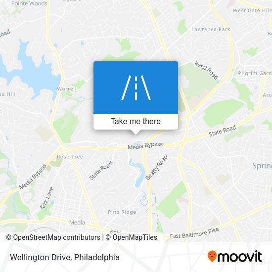 Wellington Drive map