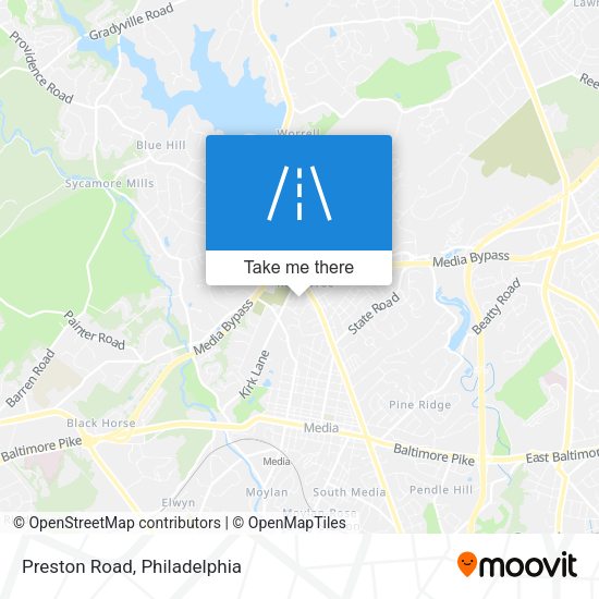Mapa de Preston Road