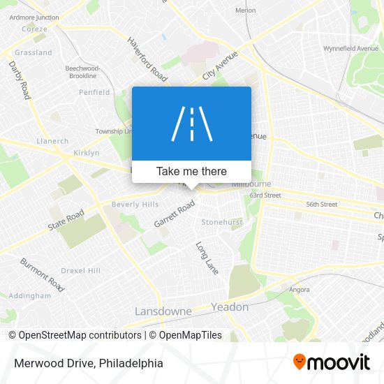 Mapa de Merwood Drive