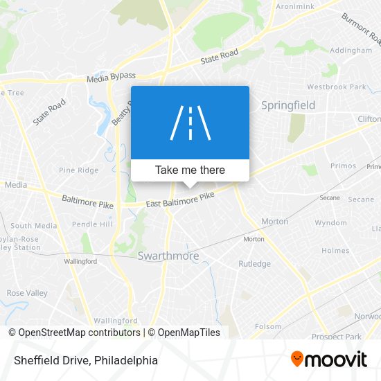 Mapa de Sheffield Drive
