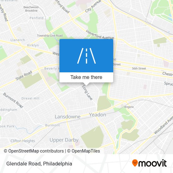 Mapa de Glendale Road