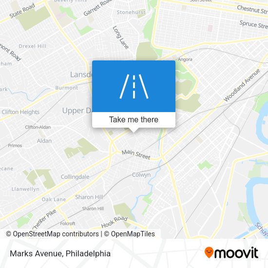 Mapa de Marks Avenue