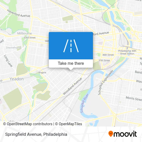 Springfield Avenue map
