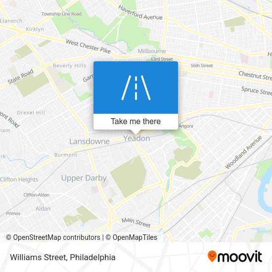 Williams Street map