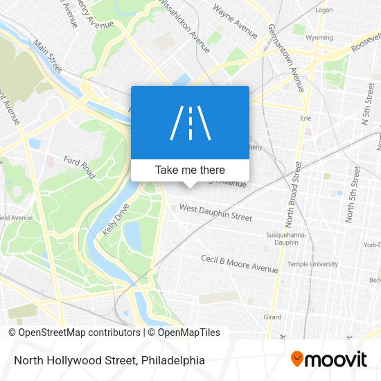 North Hollywood Street map