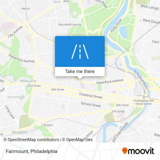 Mapa de Fairmount