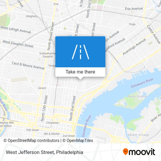 Mapa de West Jefferson Street