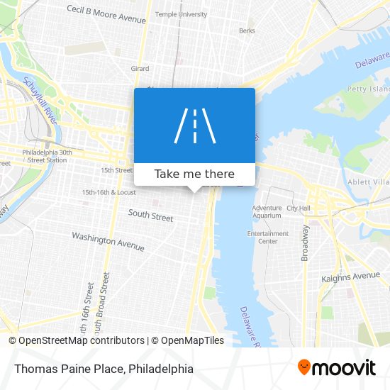 Thomas Paine Place map