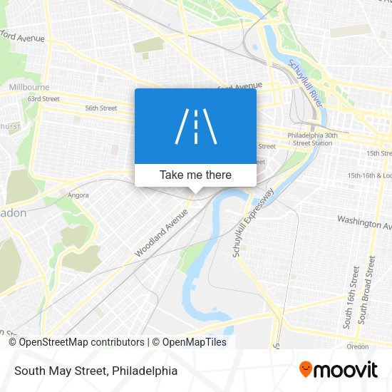 South May Street map
