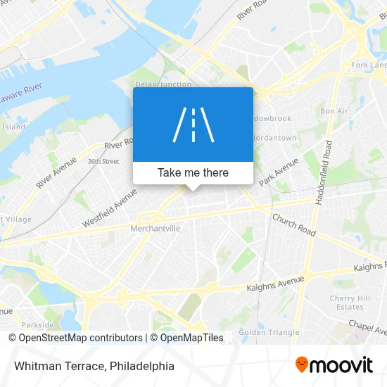 Whitman Terrace map