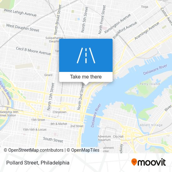 Mapa de Pollard Street