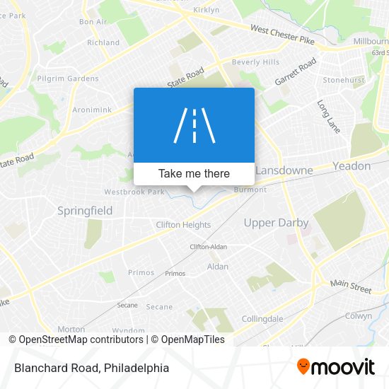 Blanchard Road map