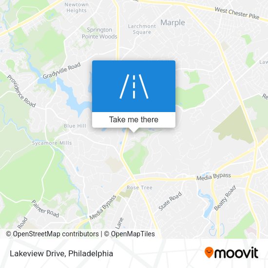 Mapa de Lakeview Drive