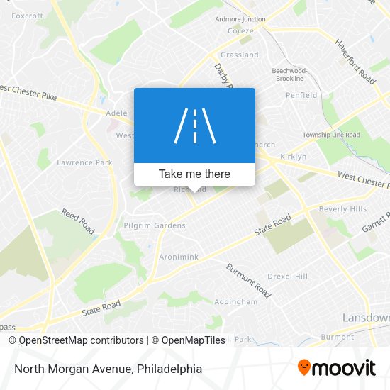 Mapa de North Morgan Avenue