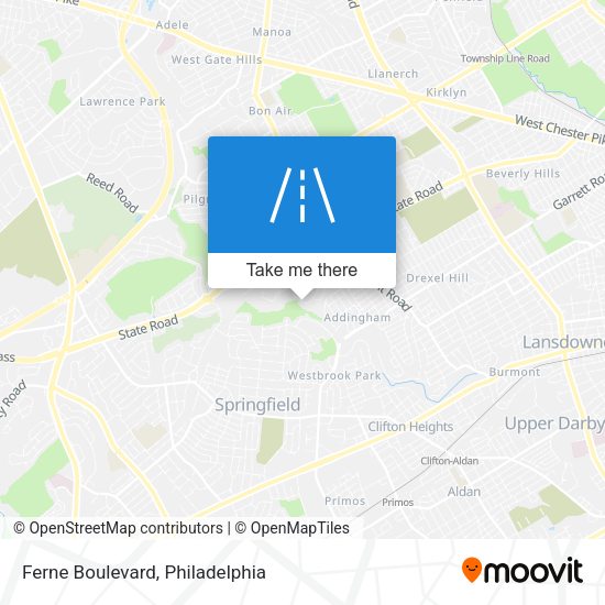 Mapa de Ferne Boulevard